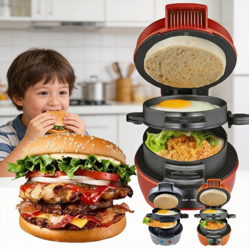 Kitchen Baking Machine - 220V 110V Mini Elektrikli Burger Sandviç