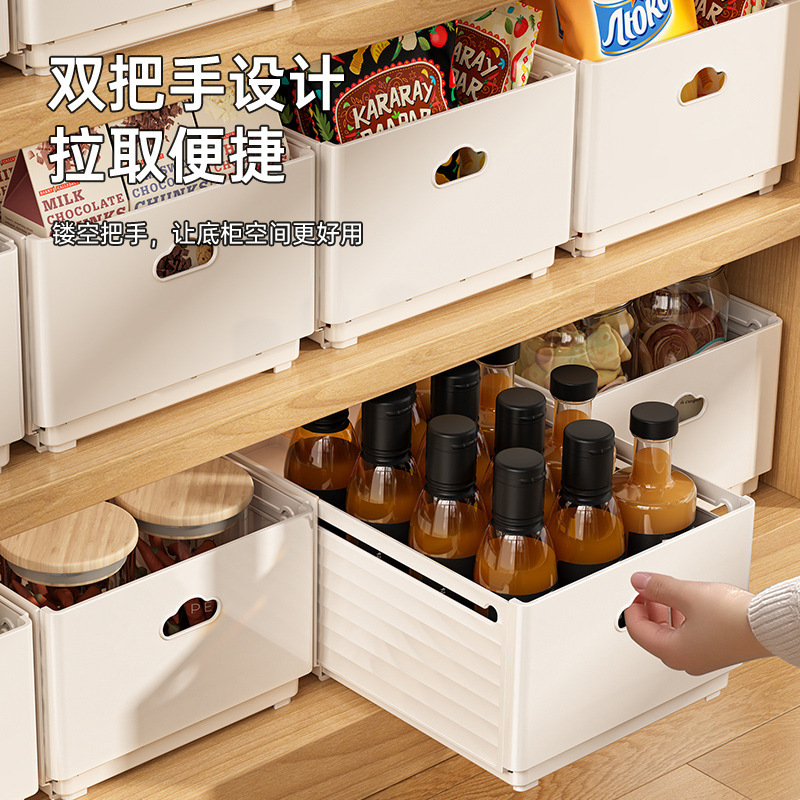 Kitchen Baking Tray Organizer - Yeni Geri Çekilebilir Çekmece Düzenleyici Uzunluk