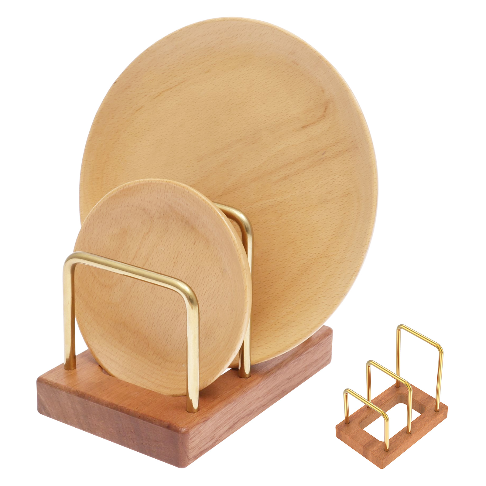 Kitchen Cabinet Baking Organizer - Tencere Kapağı Rafı Kesme Tahtası Düzenleyici