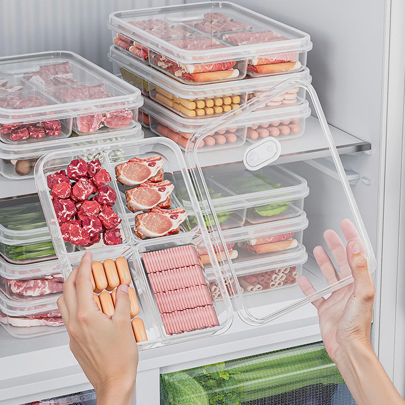 Kitchen Baking Tray Organizer - 1 Adet Buzdolabı Saklama Kutusu Et
