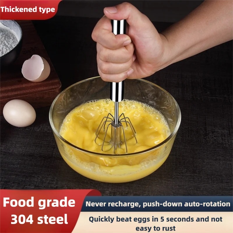 Kitchen Baking Mixer - Paslanmaz Çelik Yumurta Çırpıcısı, Dayanıklı Yarı