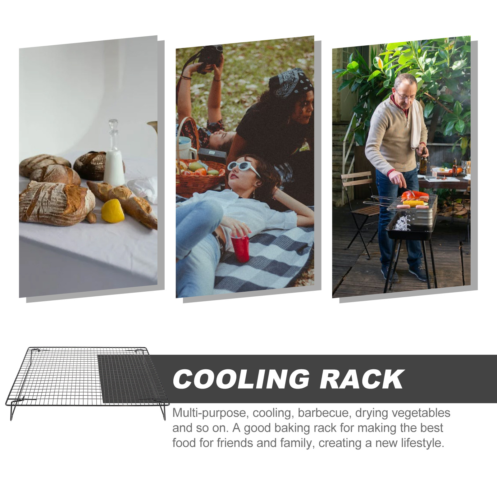 Karbon Çelik Kalın Barbekü Kek - Cooling Rack Wire incelemesi ve fiyatı