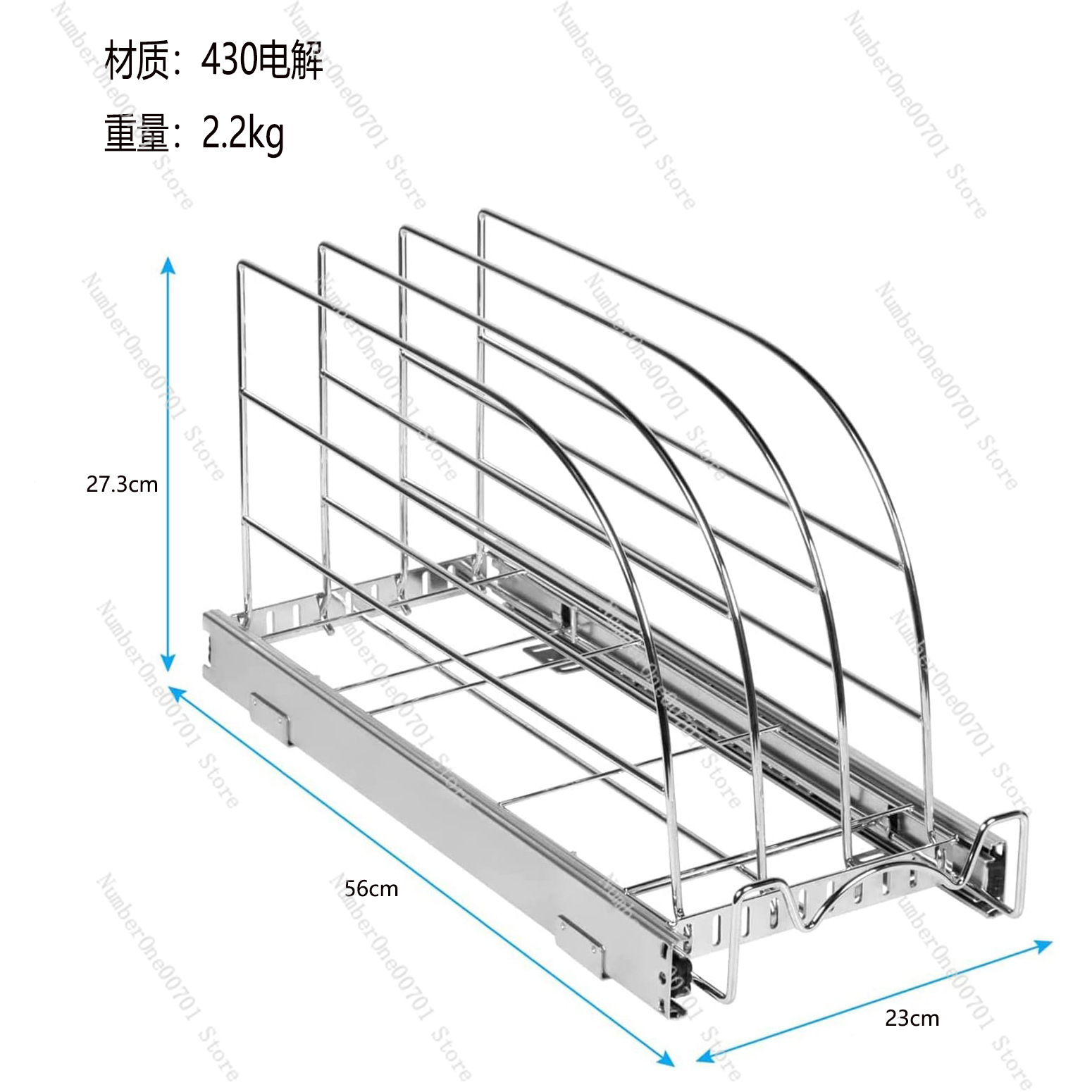 Fırın Tepsileri, Tabaklar, Kes - Kitchen Cabinet Baking Sheet Organizer incelemesi ve fiyatı