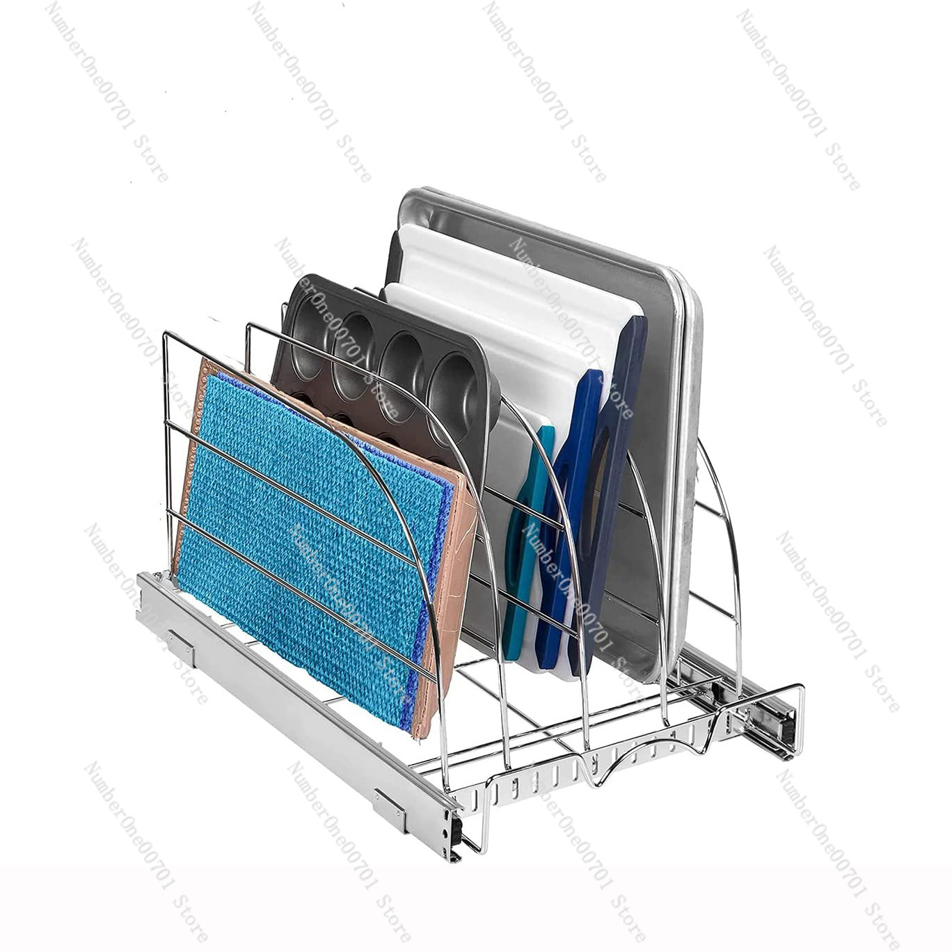Fırın Tepsileri, Tabaklar, Kes - Kitchen Cabinet Baking Sheet Organizer incelemesi ve fiyatı