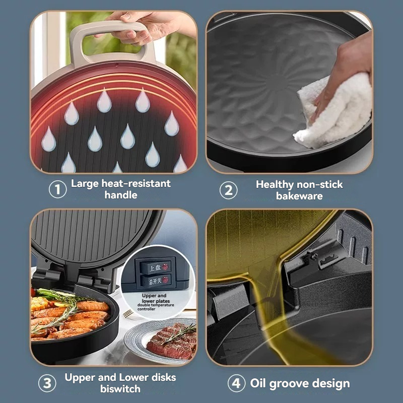 Çift Taraflı Elektrikli Izgara - Kitchen Baking Machine incelemesi ve fiyatı