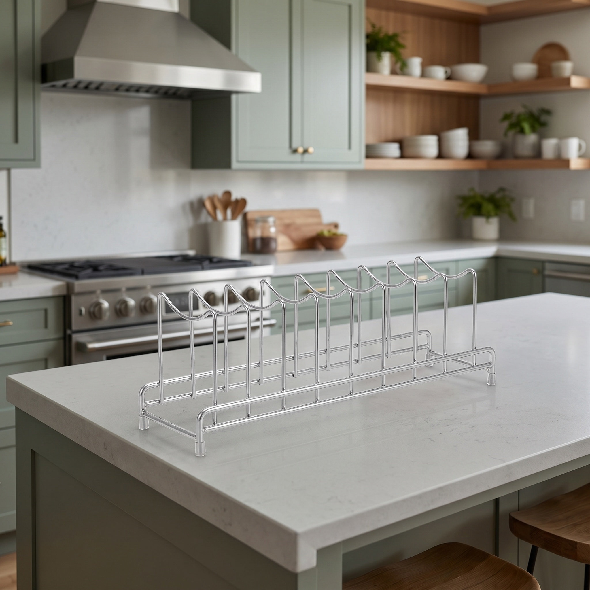9 Bölmeli Paslanmaz Çelik Tenc - Kitchen Cabinet Baking Sheet Organizer incelemesi ve fiyatı