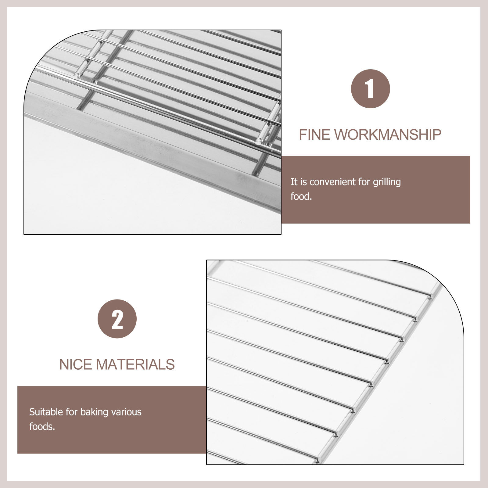 1 Set Paslanmaz Çelik Tel Pişi - Cooling Rack Wire incelemesi ve fiyatı