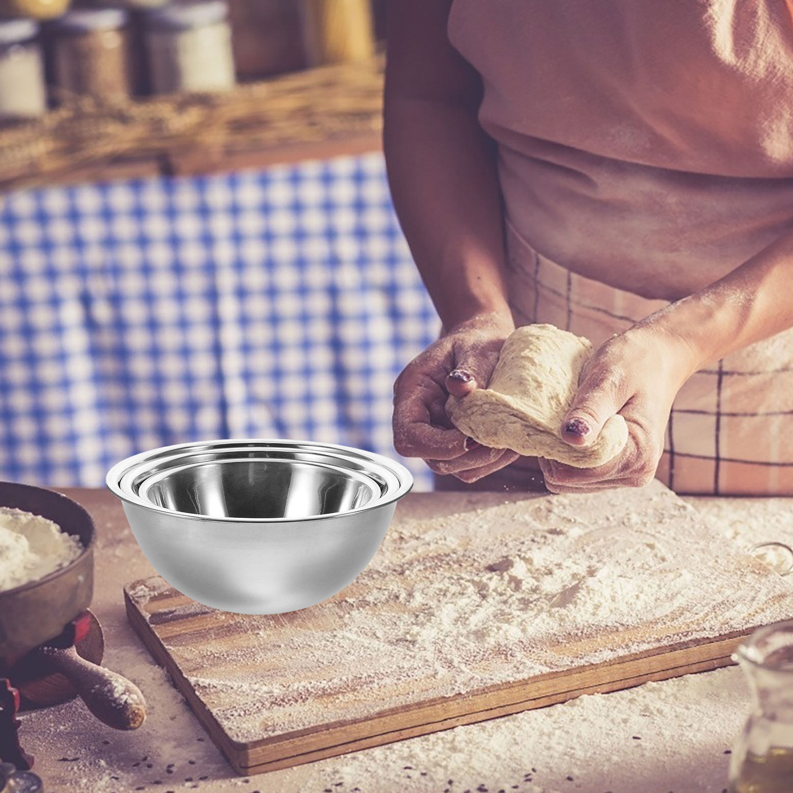 3 adet paslanmaz çelik karıştı - Baking (Kitchen Ingredient) incelemesi ve fiyatı