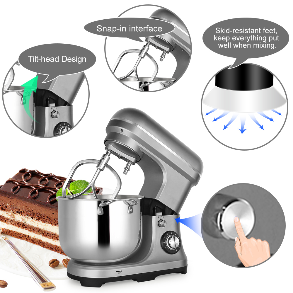 11L 2000W Büyük Güçlü Elektrik - Kitchen Baking Mixer incelemesi ve fiyatı