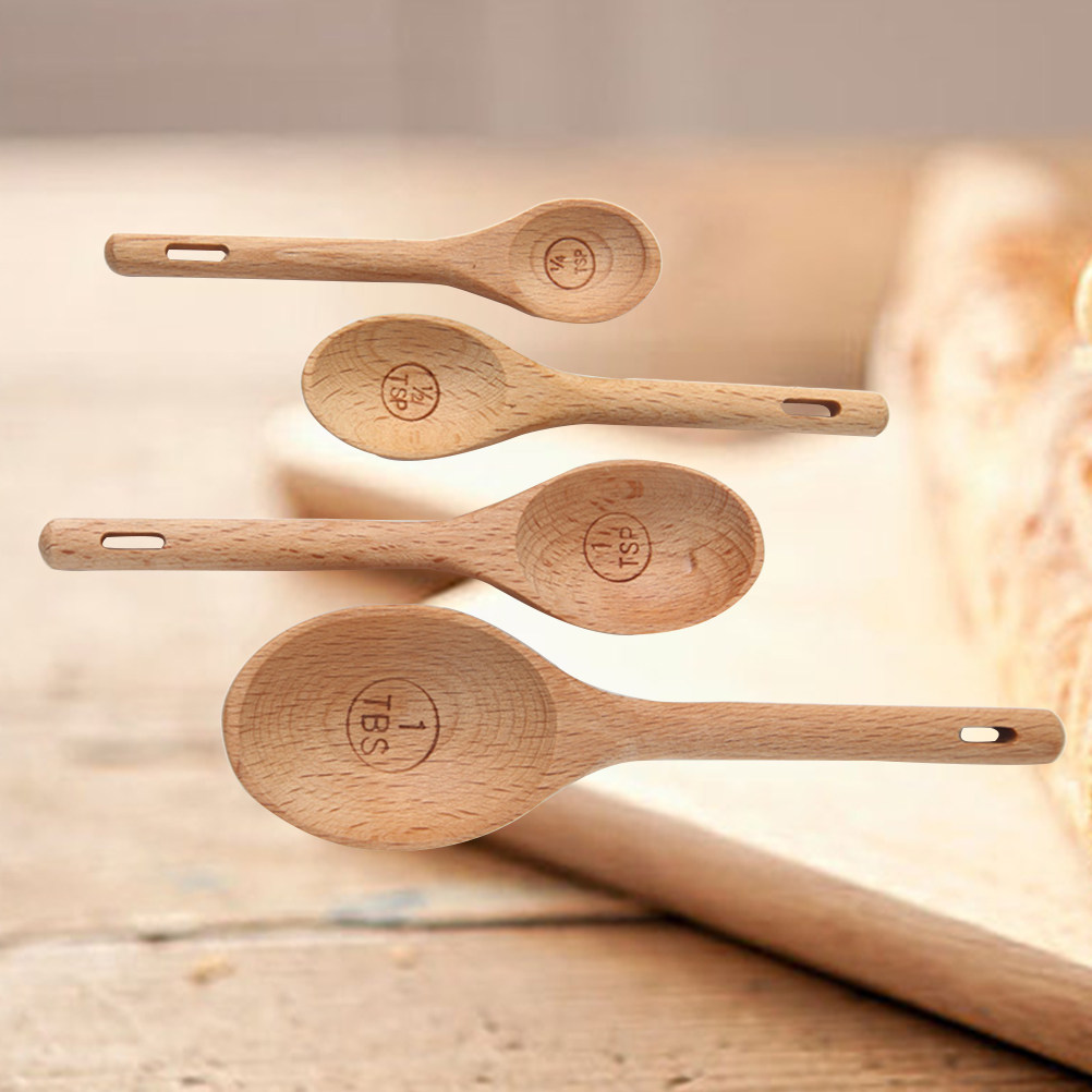 4 adet ahşap ölçüm kaşık seti  - Baking (Kitchen Ingredient) incelemesi ve fiyatı