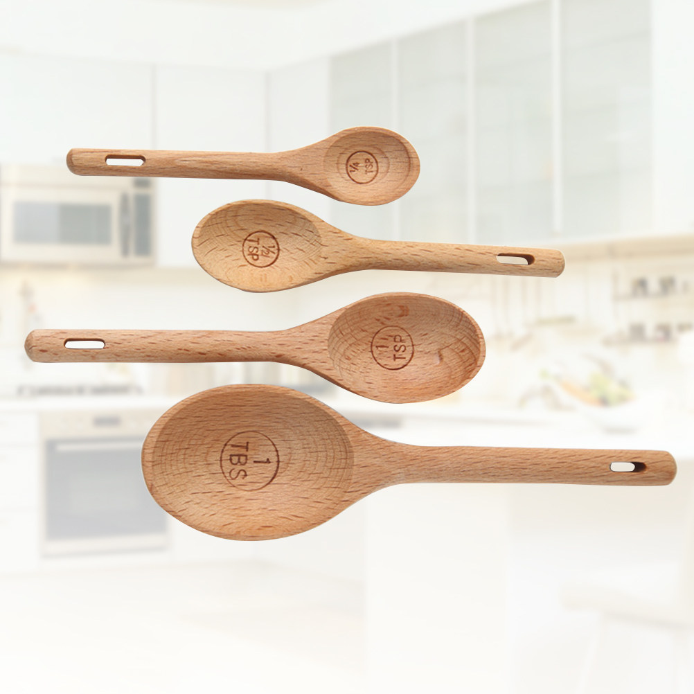 4 adet ahşap ölçüm kaşık seti  - Baking (Kitchen Ingredient) incelemesi ve fiyatı