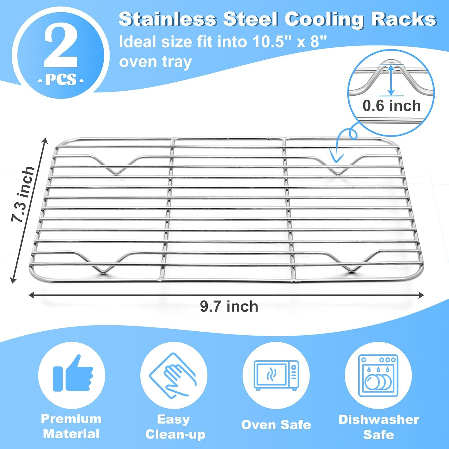 P&P CHEF 9.7' x 7.3' Soğutma v - Cooling Rack Wire incelemesi ve fiyatı